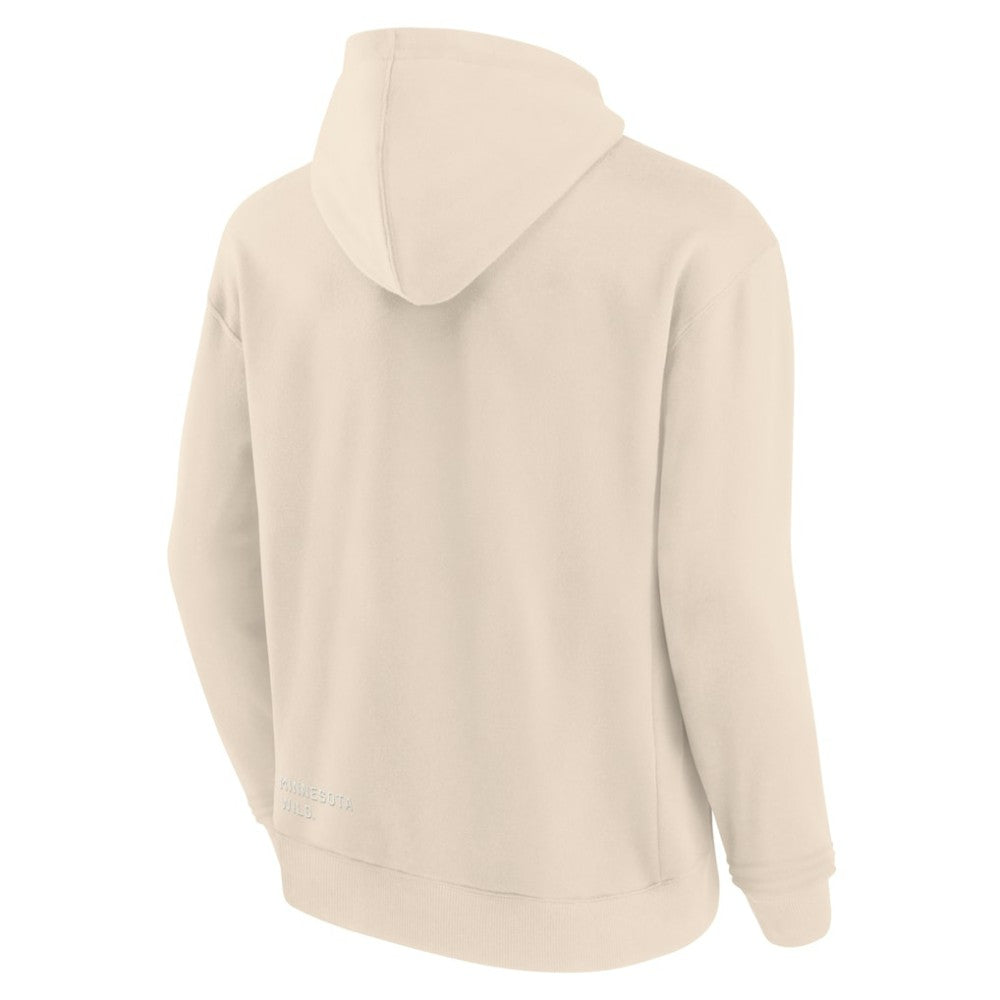 Minnesota Wild Fanatics Future Ground Info Pullover Hoodie - Cream | Fanatics discount