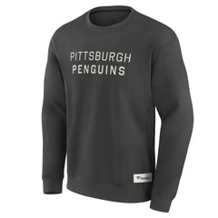 Pittsburgh Penguins Fanatics Elements Future Ground Lettering Pullover Sweatshirt - Charcoal | Fanatics near me