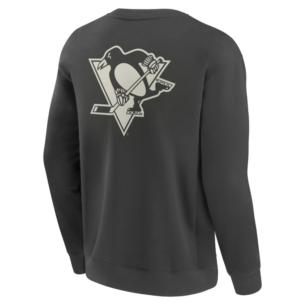 Pittsburgh Penguins Fanatics Elements Future Ground Lettering Pullover Sweatshirt - Charcoal | Fanatics near me
