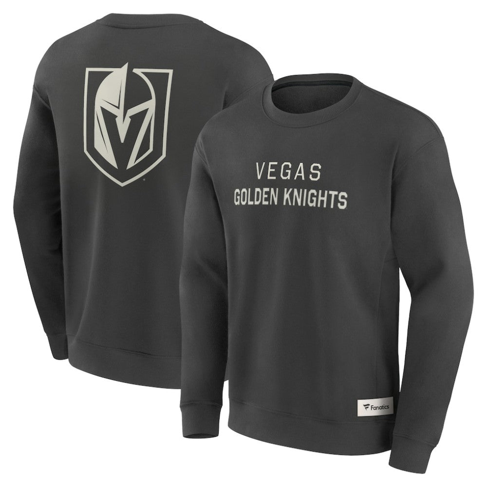 Vegas Golden Knights Fanatics Elements Future Ground Lettering Pullover Sweatshirt - Charcoal | Fanatics near me