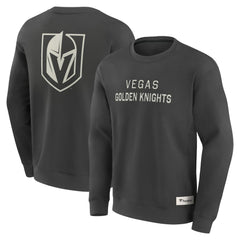 Vegas Golden Knights Fanatics Elements Future Ground Lettering Pullover Sweatshirt - Charcoal | Fanatics near me