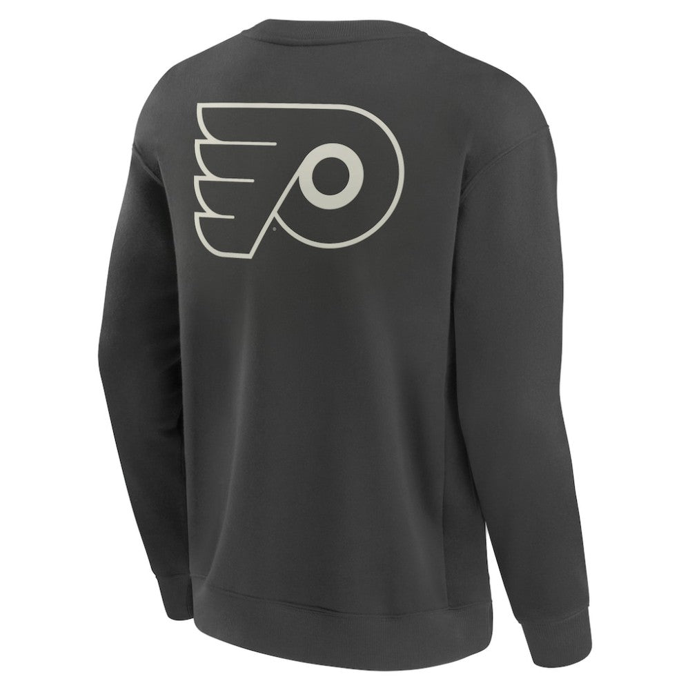 Philadelphia Flyers Fanatics Elements Future Ground Lettering Pullover Sweatshirt - Charcoal | Fanatics Lifestyle