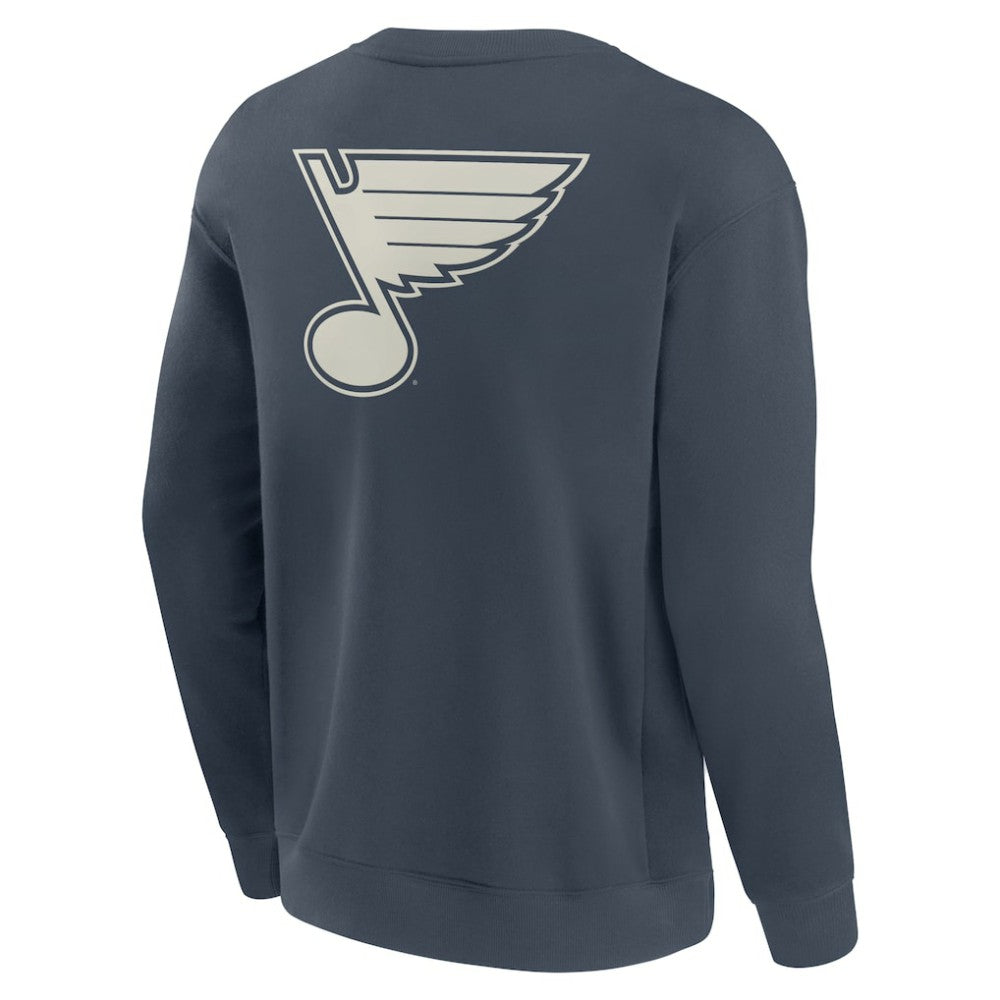 St. Louis Blues Fanatics Elements Future Ground Lettering Pullover Sweatshirt - Blue | Fanatics online