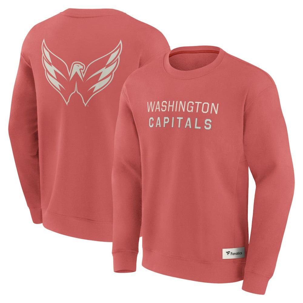 Washington Capitals Fanatics Elements Future Ground Lettering Pullover Sweatshirt - Red | Fanatics discount