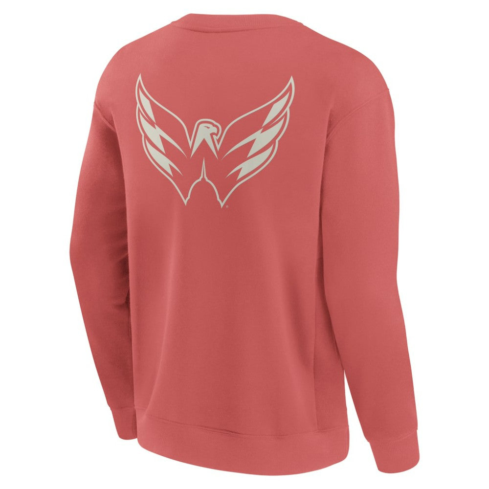 Washington Capitals Fanatics Elements Future Ground Lettering Pullover Sweatshirt - Red | Fanatics discount