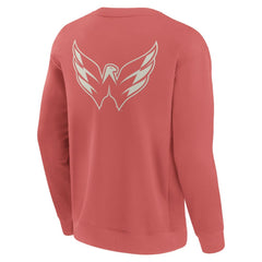 Washington Capitals Fanatics Elements Future Ground Lettering Pullover Sweatshirt - Red | Fanatics discount