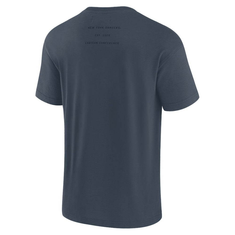 New York Rangers Fanatics Elements Weathered Tonal Future Ground T-Shirt - Navy | Fanatics Clearance