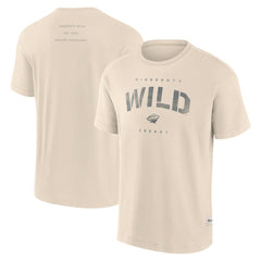 Minnesota Wild Fanatics Elements Weathered Tonal Future Ground T-Shirt - Cream | Fanatics on sale