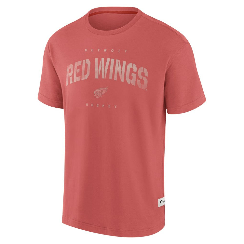 Detroit Red Wings Fanatics Elements Weathered Tonal Future Ground T-Shirt - Red | Fanatics Clearance