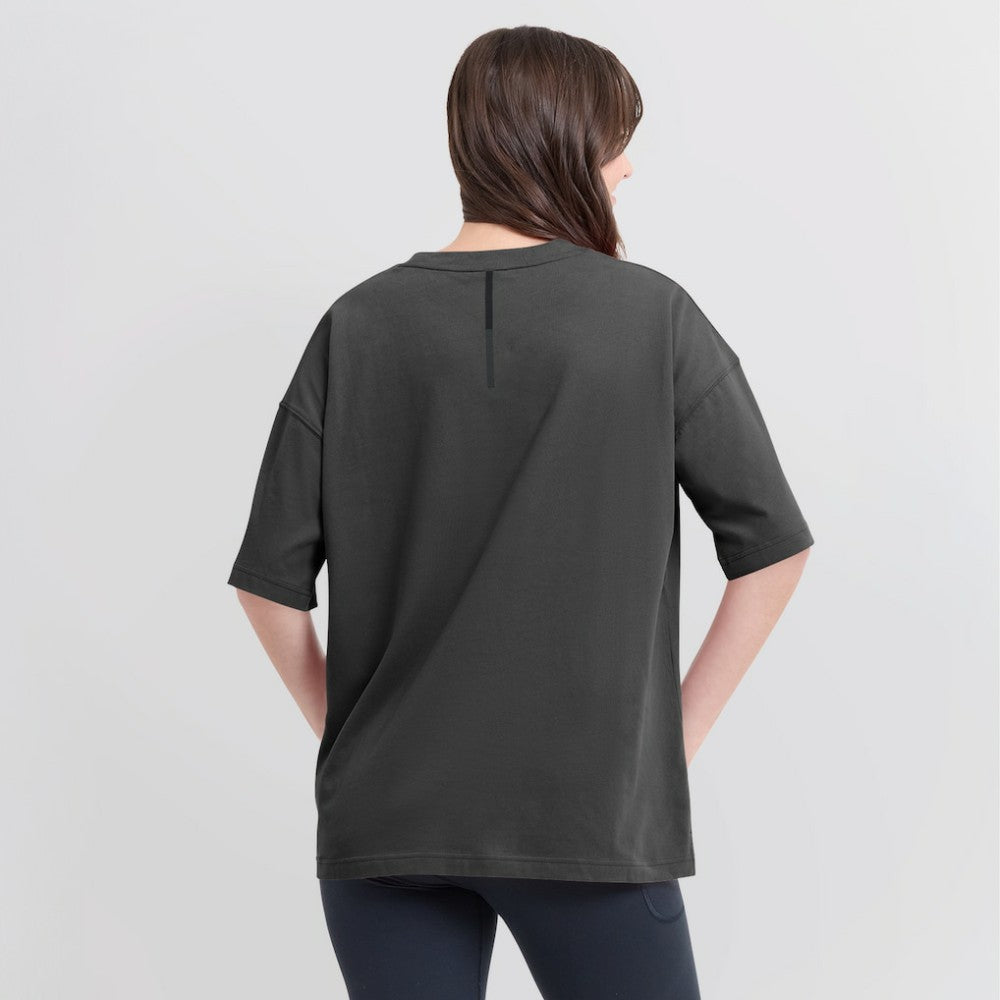Boston Bruins Fanatics Women's Oversized Elements Raw Edge Future Ground T-Shirt - Charcoal | Fanatics on sale