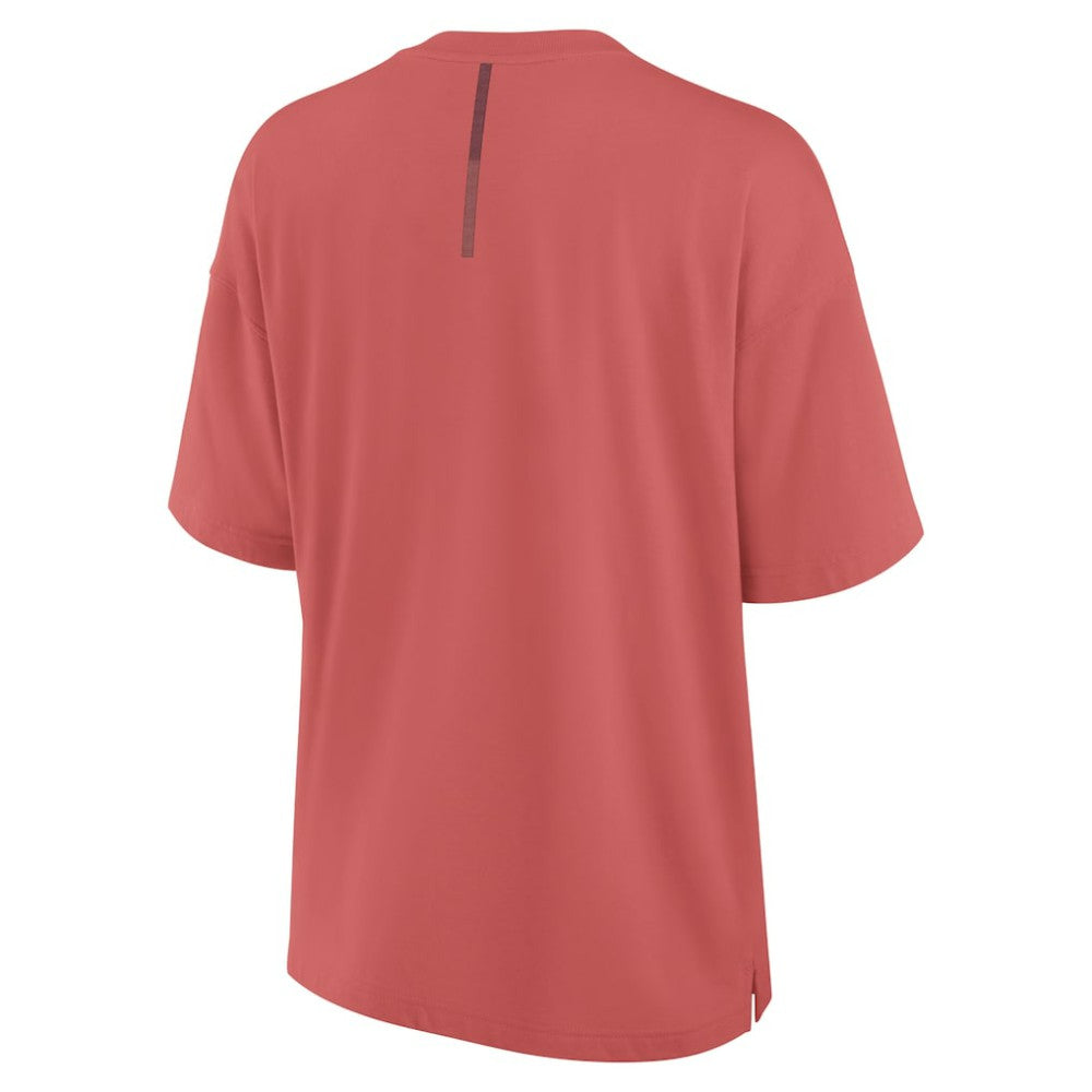 New Jersey Devils Fanatics Women's Oversized Elements Raw Edge Future Ground T-Shirt - Red | Fanatics discount