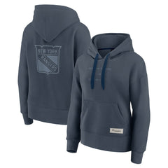 New York Rangers Fanatics Women's Elements Future Ground Subtle Tonal Pullover Hoodie - Blue | Fanatics discount