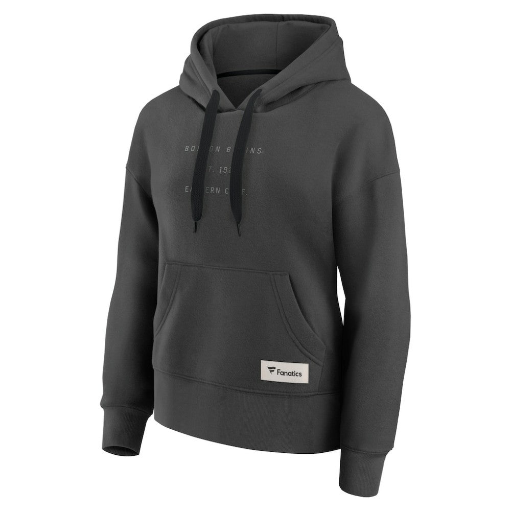 Boston Bruins Fanatics Women's Elements Future Ground Subtle Tonal Pullover Hoodie - Charcoal | Fanatics on sale