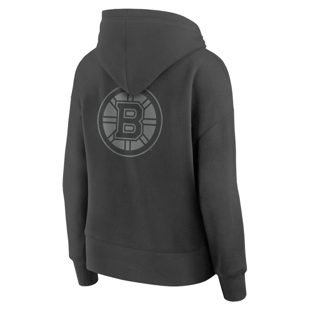 Boston Bruins Fanatics Women's Elements Future Ground Subtle Tonal Pullover Hoodie - Charcoal | Fanatics on sale