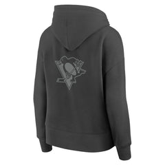 Pittsburgh Penguins Fanatics Women's Elements Future Ground Subtle Tonal Pullover Hoodie - Charcoal | Fanatics sale