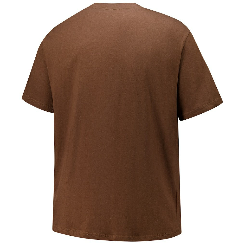Cleveland Browns Big & Tall Coordinate T-Shirt - Brown - Fanatics