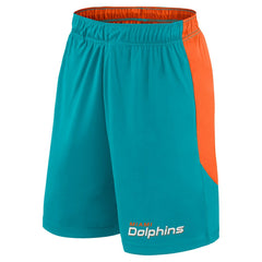 Miami Dolphins Big & Tall Launch Shorts - Aqua/Orange - Fanatics