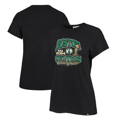 47 brand Boston Celtics '47 Women's 2024 NBA Finals Champions Plus Size Trophy Franklin T-Shirt Black