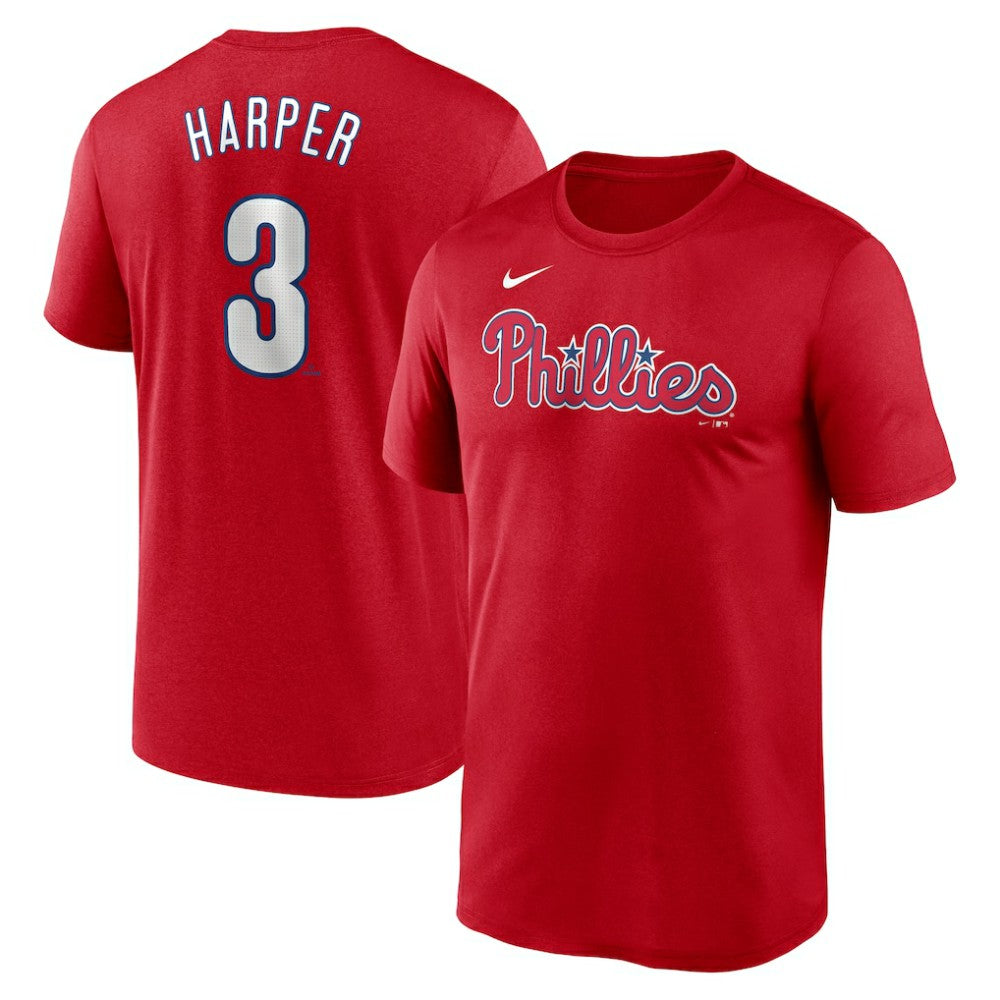 Bryce Harper Philadelphia Phillies Nike Legend Name & Number Performance T-Shirt Outlet