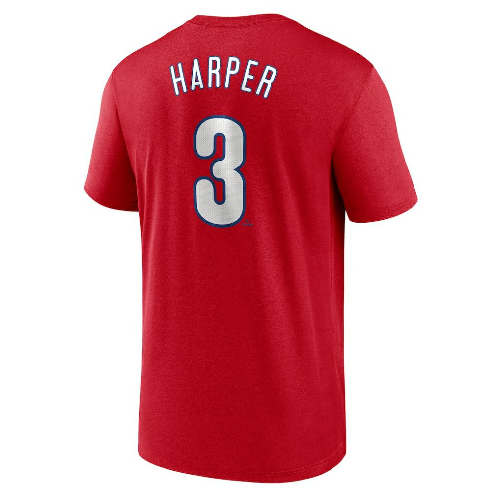 Bryce Harper Philadelphia Phillies Nike Legend Name & Number Performance T-Shirt Outlet