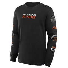 Philadelphia Flyers Fanatics Boxed In Legacy Long Sleeve T-Shirt - Black | Fanatics online