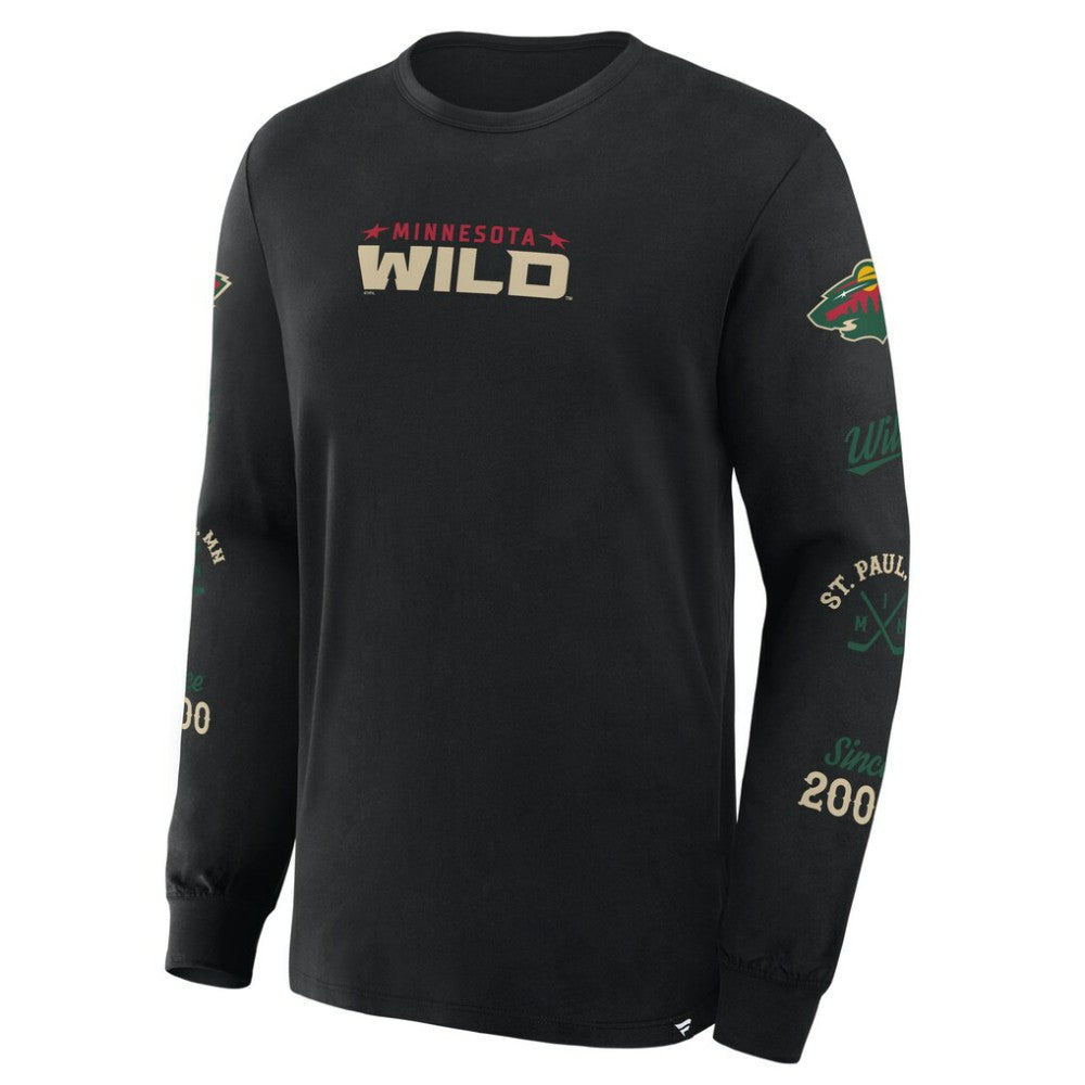 Minnesota Wild Fanatics Boxed In Legacy Long Sleeve T-Shirt - Black | Fanatics near me