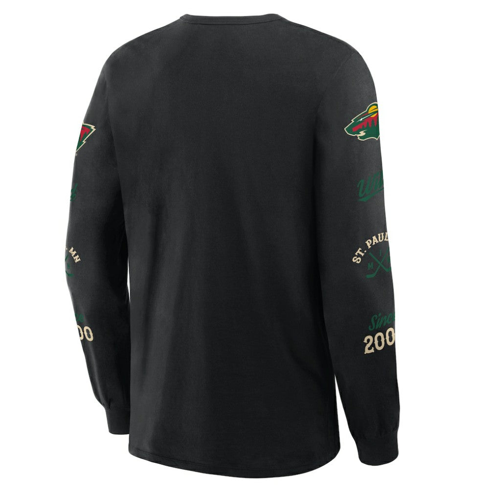 Minnesota Wild Fanatics Boxed In Legacy Long Sleeve T-Shirt - Black | Fanatics near me