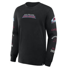Colorado Avalanche Fanatics Boxed In Legacy Long Sleeve T-Shirt - Black | Fanatics on sale