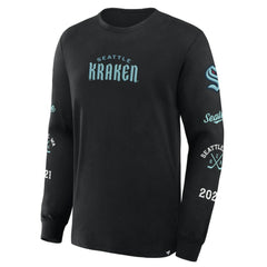 Seattle Kraken Fanatics Boxed In Legacy Long Sleeve T-Shirt - Black | Fanatics online