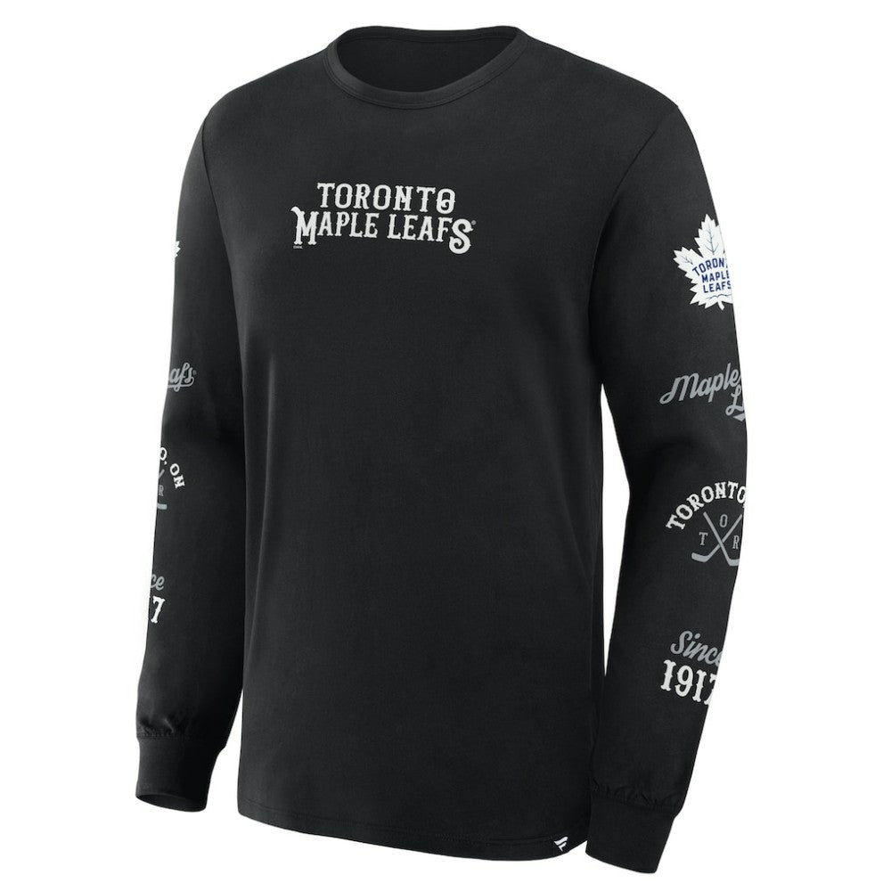 Toronto Maple Leafs Fanatics Boxed In Legacy Long Sleeve T-Shirt - Black | Fanatics online