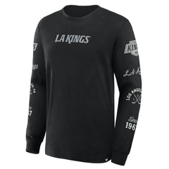 Los Angeles Kings Fanatics Boxed In Legacy Long Sleeve T-Shirt - Black | Fanatics Clearance
