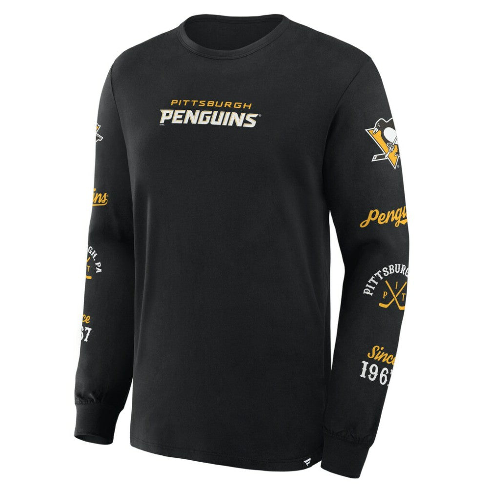 Pittsburgh Penguins Fanatics Boxed In Legacy Long Sleeve T-Shirt - Black | Fanatics sale