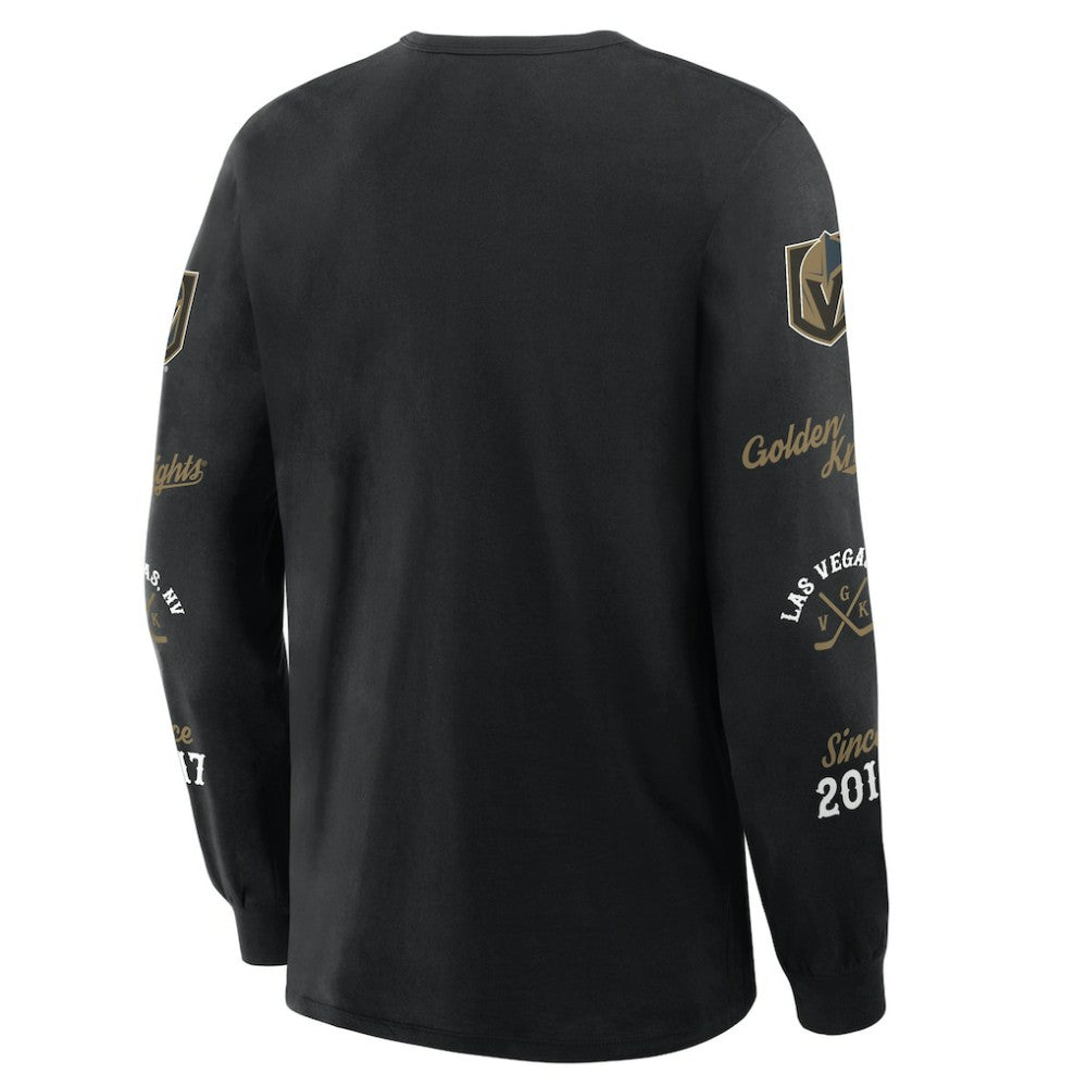 Vegas Golden Knights Fanatics Boxed In Legacy Long Sleeve T-Shirt - Black | Fanatics discount