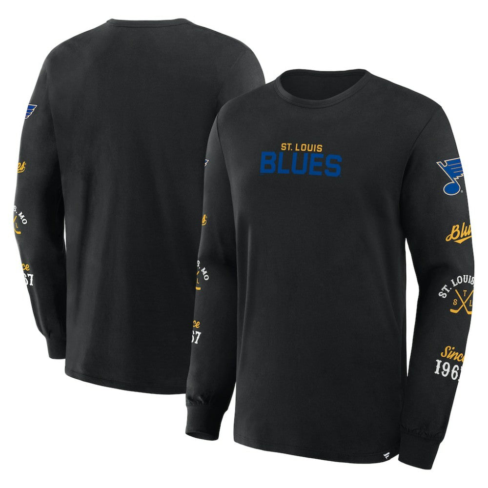 St. Louis Blues Fanatics Boxed In Legacy Long Sleeve T-Shirt - Black | Fanatics near me