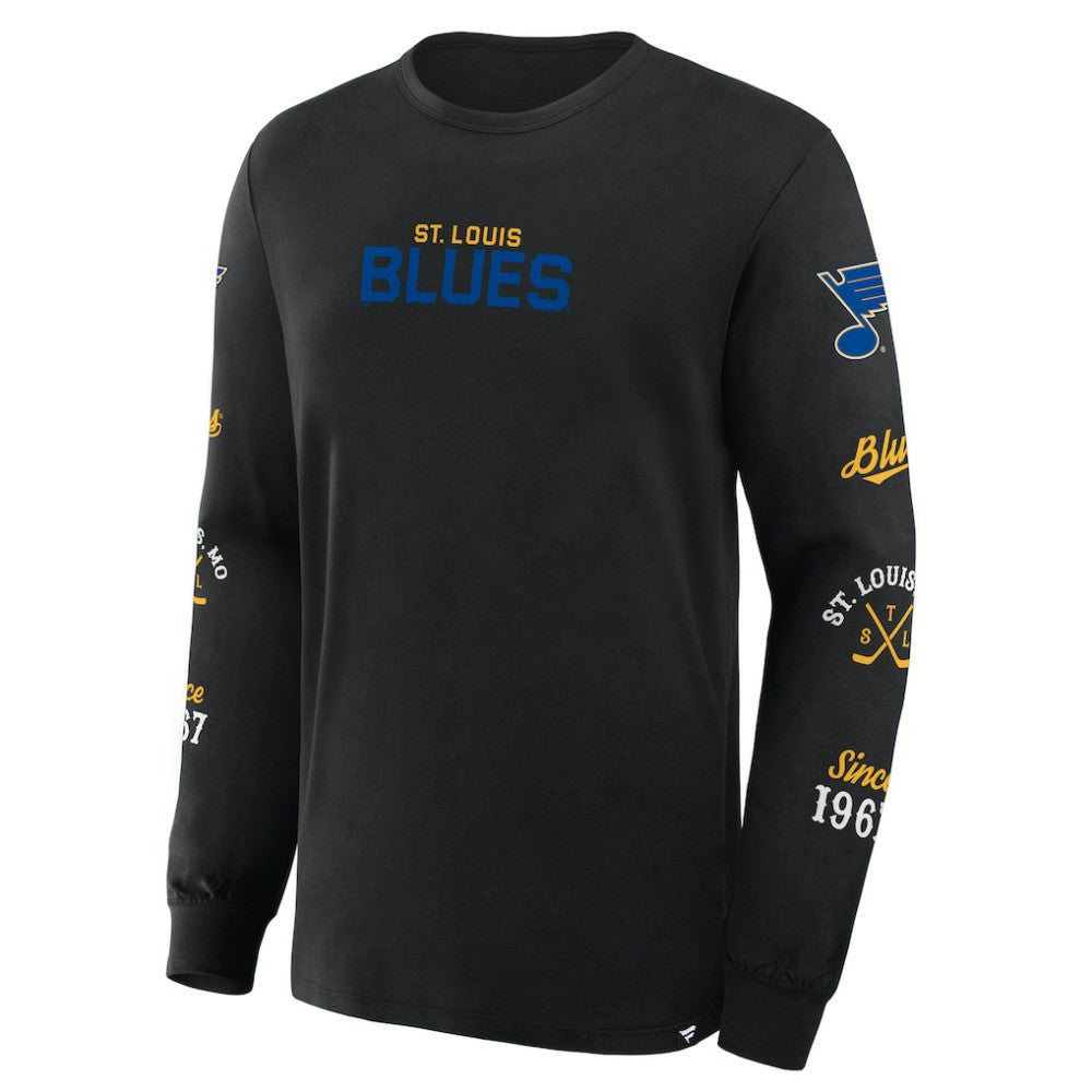 St. Louis Blues Fanatics Boxed In Legacy Long Sleeve T-Shirt - Black | Fanatics near me