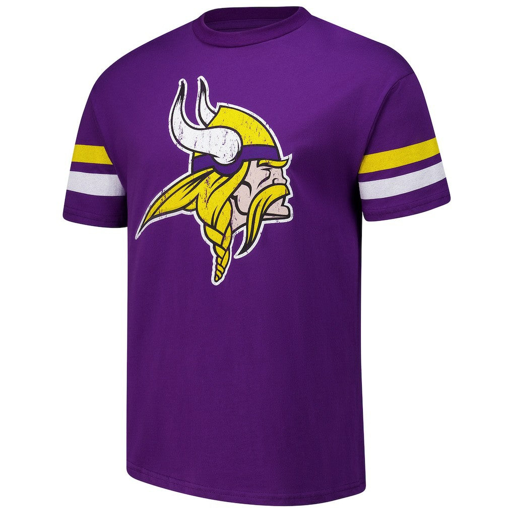 J.J. McCarthy Minnesota Vikings Majestic Threads Name & Number Oversized Fit T-Shirt - Purple - NFL