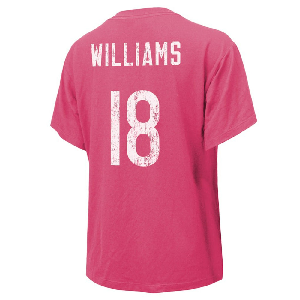 Caleb Williams Chicago Bears Majestic Threads Women's Name & Number T-Shirt - Pink - NFL