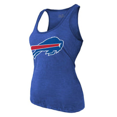 Keon Coleman Buffalo Bills Majestic Threads Women's Name & Number Tri-Blend Scoop Neck Tank Top - Royal - NFL