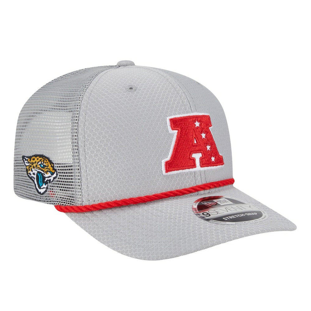 Jacksonville Jaguars New Era 2025 Pro Bowl 9SEVENTY Stretch-Snap Hat - Gray - NFL