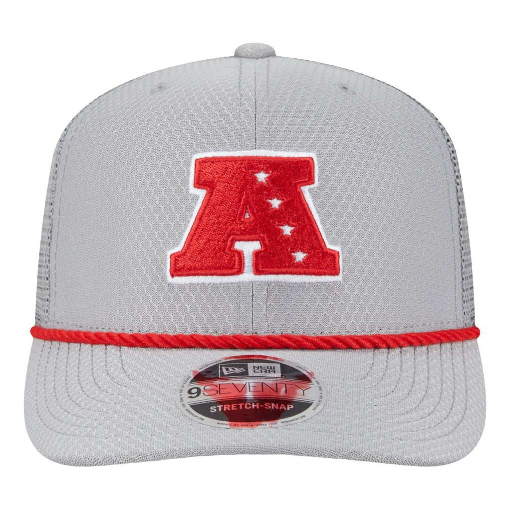 Kansas City Chiefs New Era 2025 Pro Bowl 9SEVENTY Stretch-Snap Hat - Gray - NFL