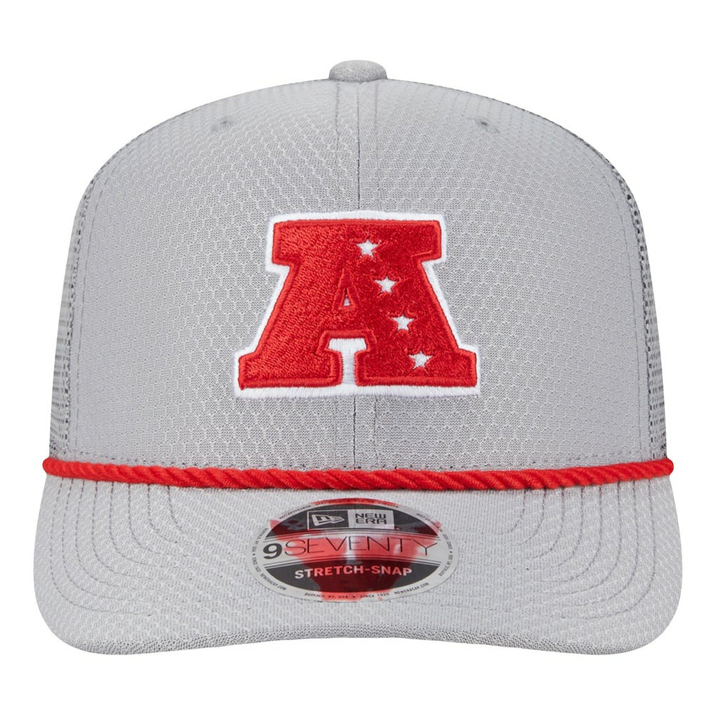 Kansas City Chiefs New Era 2025 Pro Bowl 9SEVENTY Stretch-Snap Hat - Gray - NFL