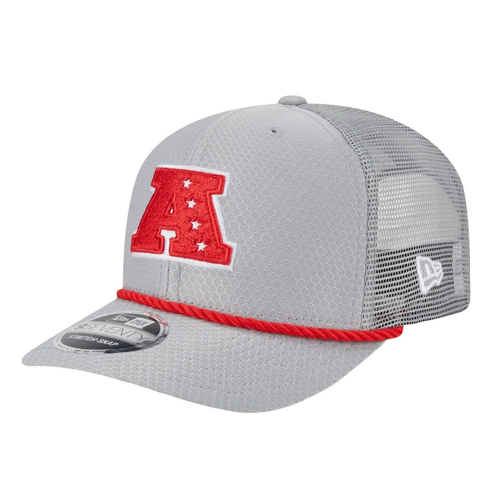Kansas City Chiefs New Era 2025 Pro Bowl 9SEVENTY Stretch-Snap Hat - Gray - NFL