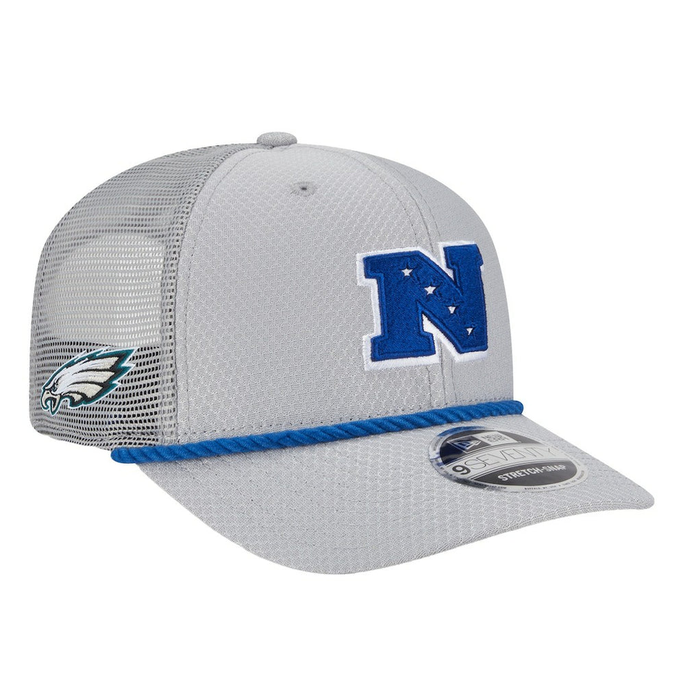 Philadelphia Eagles New Era 2025 Pro Bowl 9SEVENTY Stretch-Snap Hat - Gray - NFL