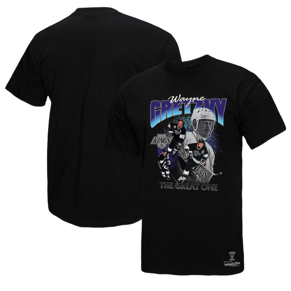 Wayne Gretzky Los Angeles Kings Mitchell & Ness Player Collage T-Shirt - Black | NHL sale