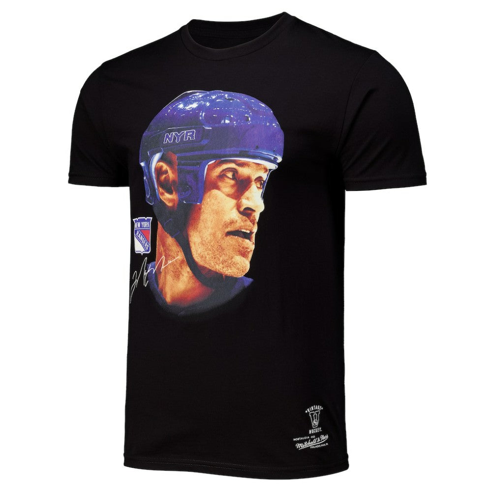 Mark Messier New York Rangers Mitchell & Ness Big Face T-Shirt - Black | NHL online