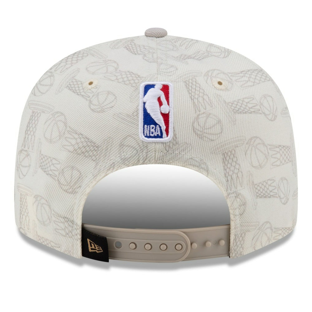 New Era Boston Celtics 2024 NBA Finals Champions Locker Room 9FIFTY Snapback Hat Cream