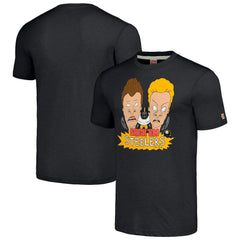 Pittsburgh Steelers NFL x Homage x Beavis and Butt-Head Unisex Tri-Blend T-Shirt – Charcoal - NFL