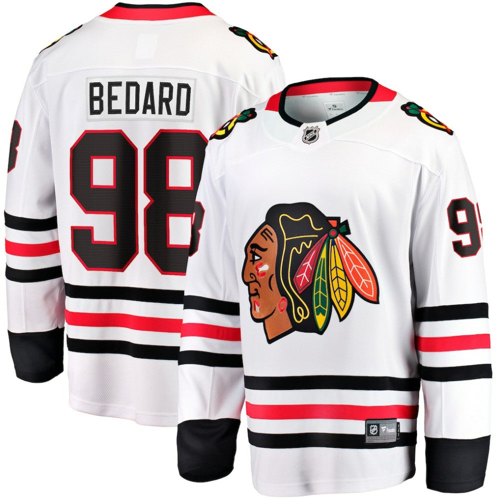 Connor Bedard Chicago Blackhawks Fanatics Breakaway Jersey - White | Fanatics online