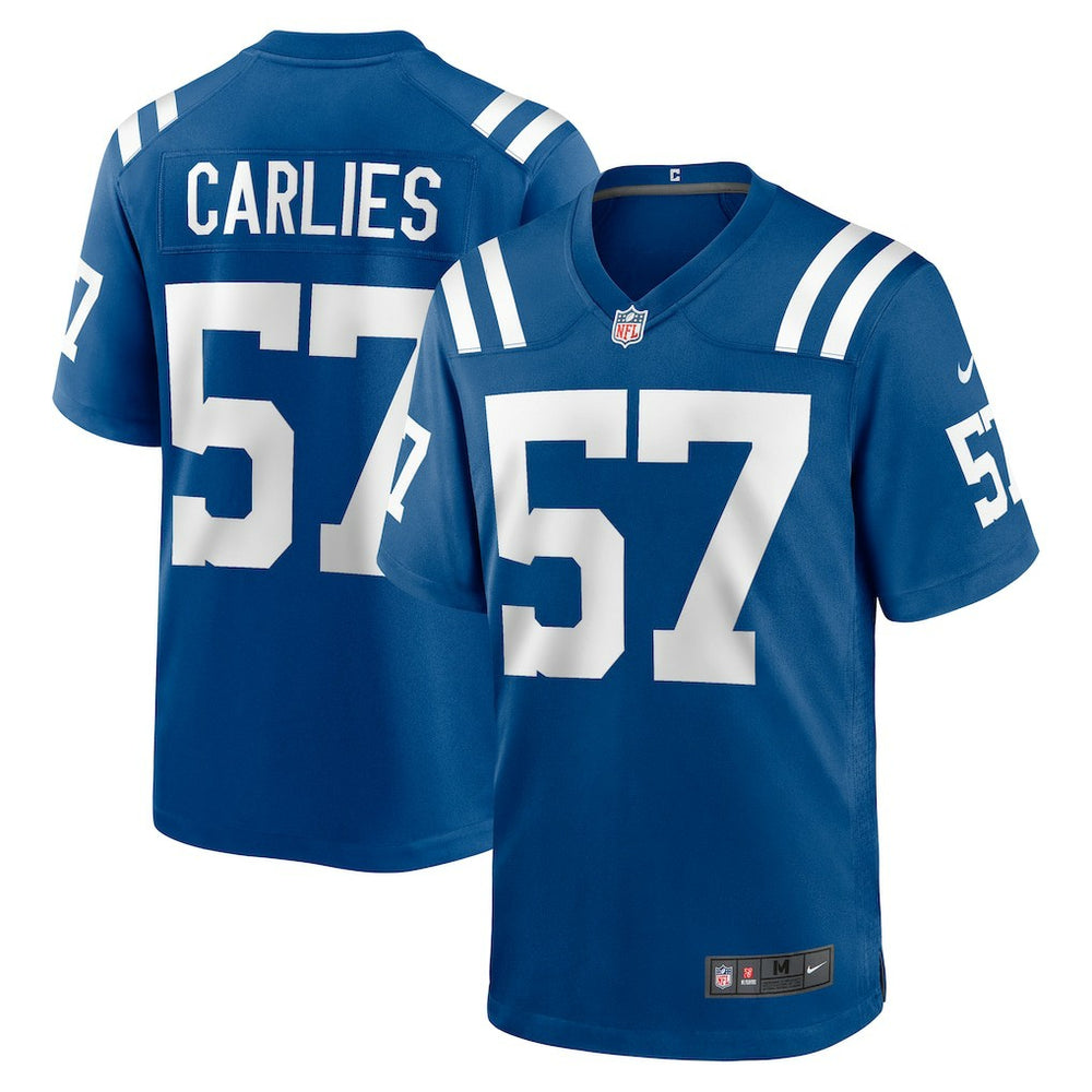 Jaylon Carlies Indianapolis Colts Game Jersey - Royal - Nike