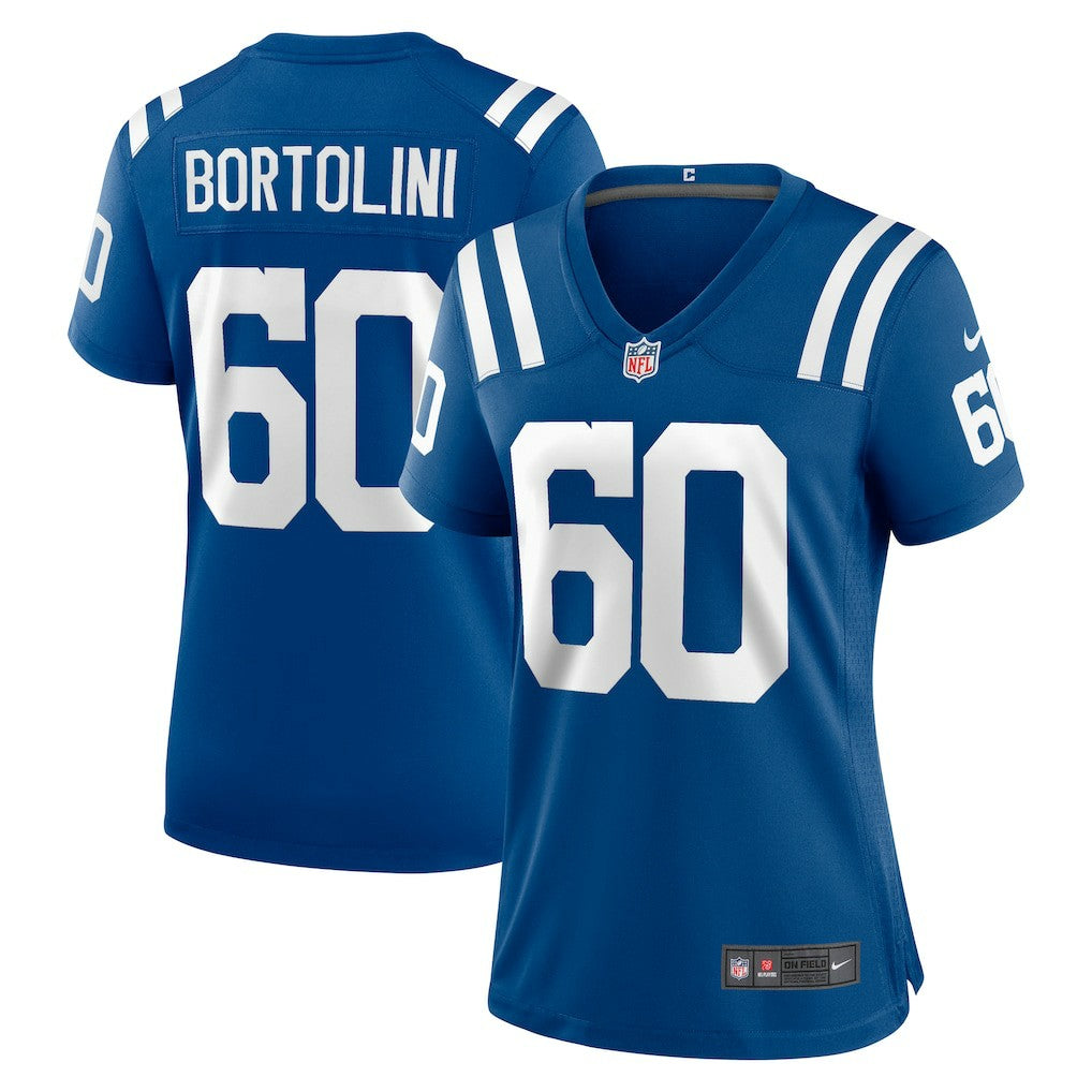 Tanor Bortolini Indianapolis Colts Women's Game Jersey - Royal - Nike